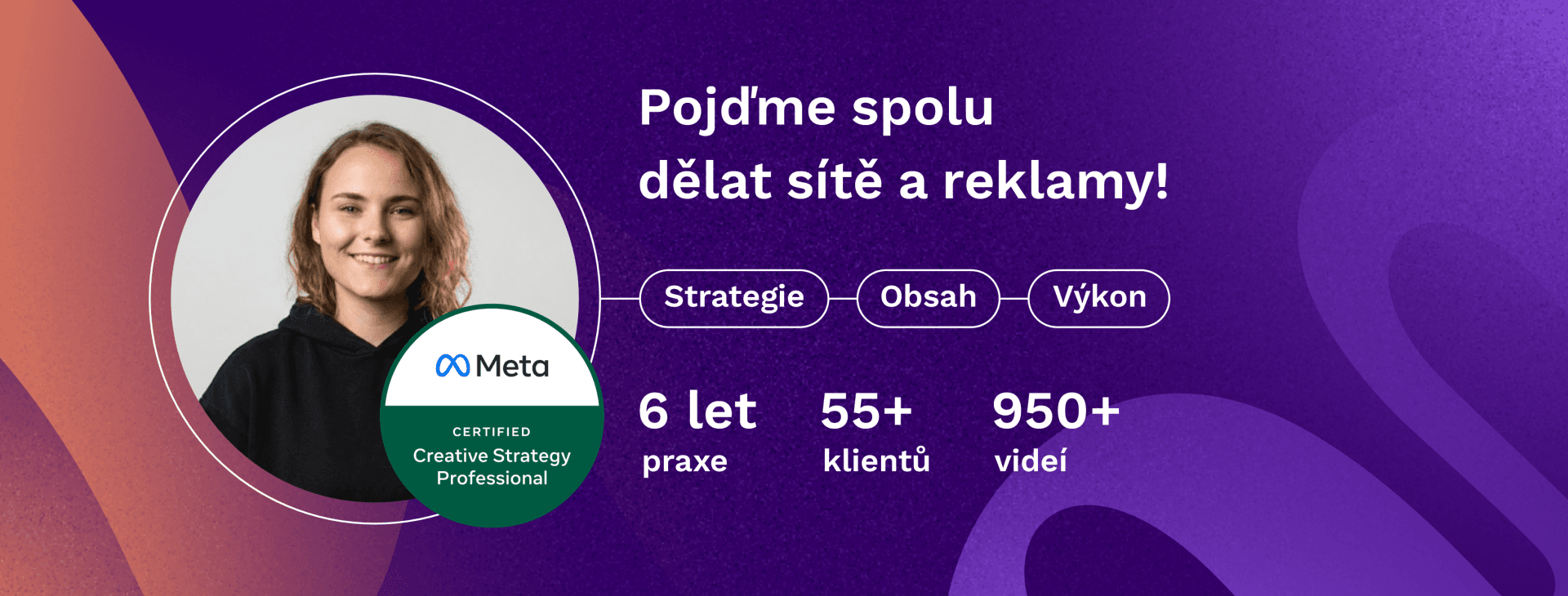 Starám se o sociální sítě & reklamy | Profi videa a UGC | Creative & Performance 📊📷 | 6 let praxe ✅