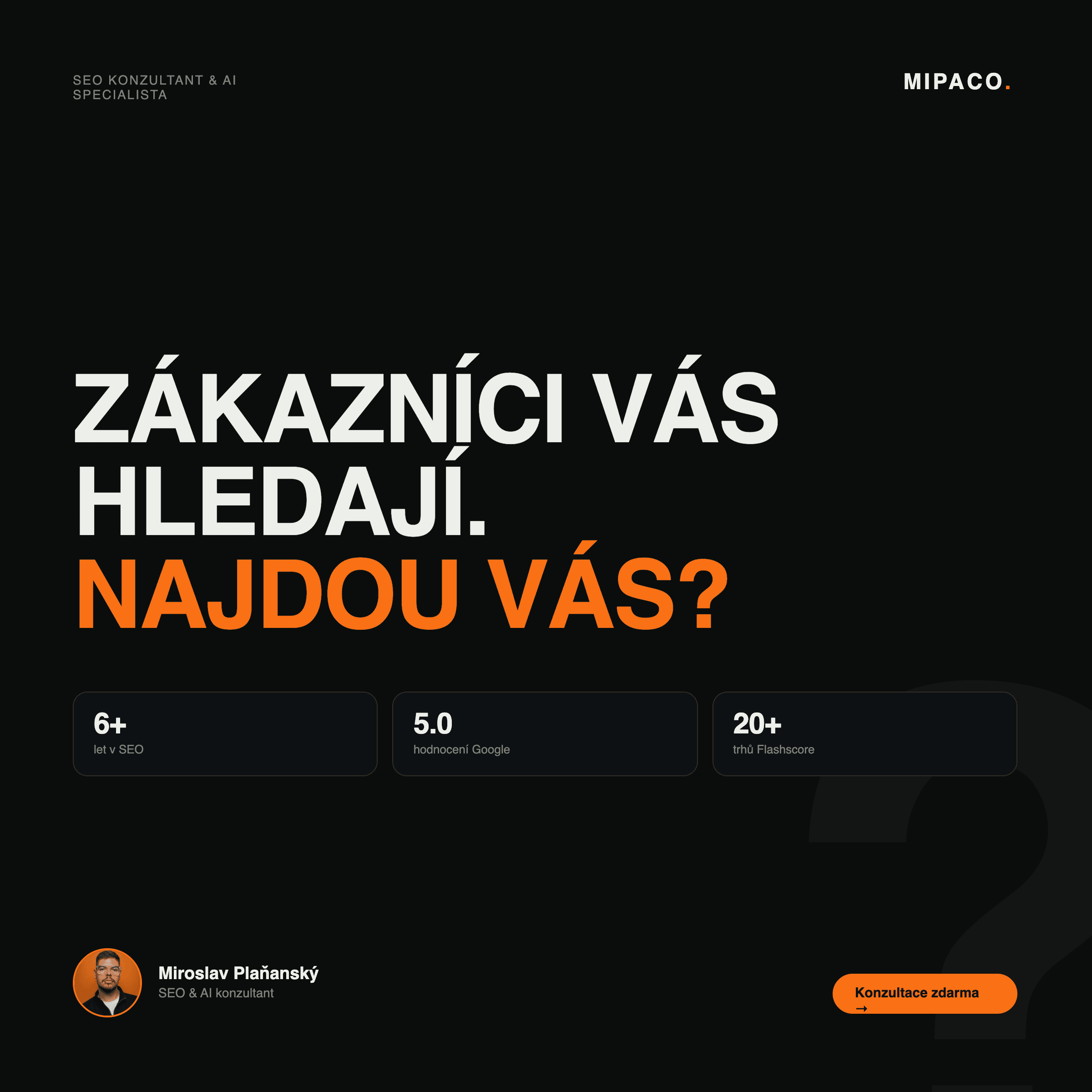 Zákaznící vás hledají, najdou vás? SEO konzultace